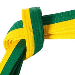 Venta al por mayor OEM personalizado logotipo bordado artes marciales Karate cinturones Material de algodón peso pesado Karate cinturones Material de algodón - Product Image 4