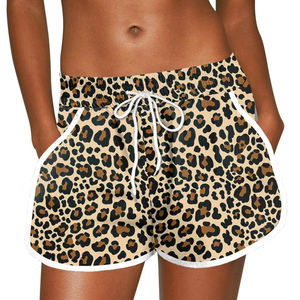 2024 Shorts de plage athlétiques taille haute pour femmes grande taille Design respirant de style yoga avec décoration de logo personnalisé - Product Image 2