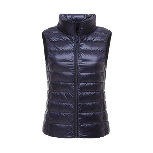 Logo personnalisé gilets hommes blanc uni décontracté basique hiver gilet doudoune personnalisé gilet bouffant pour hommes de haute qualité - Product Image 2
