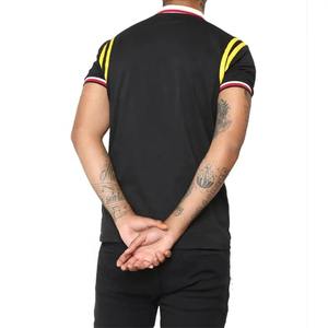 Personalizado 100% algodón para hombre para camisetas rayas estilo deportivo transpirable secado rápido Anti-Pilling manga corta Casual - Product Image 3