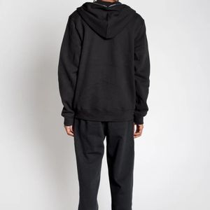 Streetwear 360gsm Poliéster/Algodón Oversized Men's Zip-Up Hoodie Invierno Impresión digital Casual Blank - Product Image 3