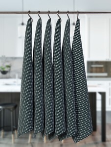 Meilleure qualité 6 pièces ensemble 100% coton doux cuisine torchons motif personnalisé forme carrée avec logo imprimé à bas prix - Product Image 2