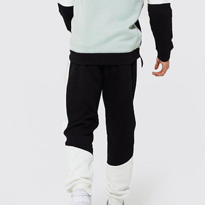 Conjunto de chándal deportivo de algodón de talla grande Unisex, chándal informal de algodón 100% que incluye conjunto de chándal de fondo, transpirable Unisex - Product Image 5