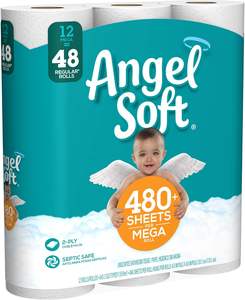Papier toilette Angel Soft, 484 feuilles par rouleau, 12 rouleaux (paquet de 1) - Product Image 5