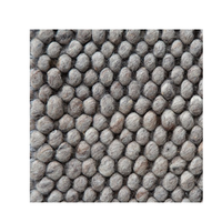 Handgefertigter Dicker Hochwertiger 100% Woll-Teppich Braunes Design Moderner Stil Waschbar Rutschfest für Wohnzimmer Hotel