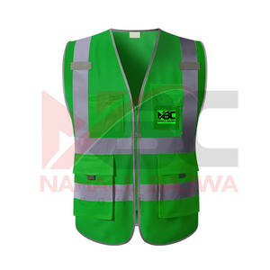 เสื้อกั๊กโพลีเอสเตอร์สะท้อนแสงคุณภาพสูงพร้อมโลโก้ที่ปรับแต่งได้ - Product Image 5