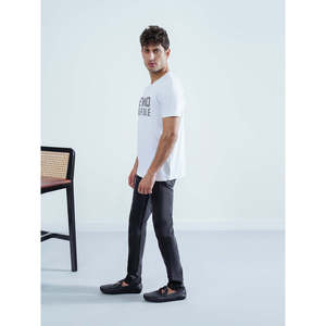 Jeans en denim délavé AIRI coupe slim décontractée, style droit, taille haute, imprimé gothique vintage, clair/foncé/coloré/délavé pour l'hiver - Product Image 3