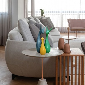 Adorable 3 pièces Belle pièce maîtresse de renne Ornements de table élégants Parfait pour la décoration d'hiver Style d'événement ou cadeau Cadeau - Product Image 5