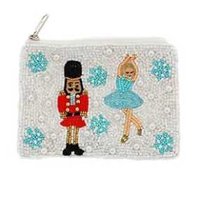 Exclusivo bordado hecho a mano multicolor con cuentas XO Mini bolso con cremallera de lujo de moda elegante y joyería Premium con estilo DE LA India - Product Image 4