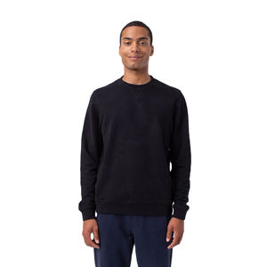 Unisex 100% algodón cuello redondo sudaderas grueso polar invierno personalizado impreso sólido diseñador patrón bordado Logo para hombres mujeres - Product Image 1