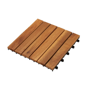 Vietnam 300x300 Tuiles de terrasse en bois d'acacia de taille standard Design moderne lisse Installation facile pour jardin extérieur Patio variable - Product Image 3