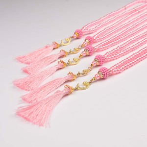 Tasbeeh ของขวัญสีขาวสำหรับมุสลิมลูกประคำอธิษฐาน99เม็ดลูกปัดมุก tesbih มุสลิมเครื่องประดับสำหรับงานแต่งงานอิสลามฮัจญ์ของขวัญ - Product Image 5