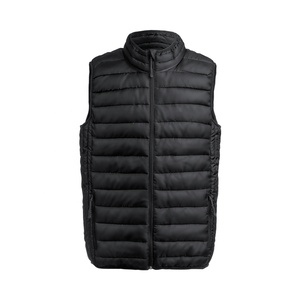 Chalecos cortos de alta calidad personalizados OEM para hombre, chaqueta acolchada sin mangas con Cremallera de nailon reversible informal, chaleco cálido de invierno - Product Image 4