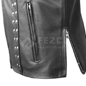 Gilet en cuir de vachette sur mesure, respirant, coupe ajustée, décontracté, hiver, fabriqué au Pakistan, faible MOQ - Product Image 4