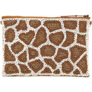 Cute Embroidery Black & White With Pink Beaded Cow Print Design <b>Small</b> <b>Wallet</b> Bag With Premium & Elegant Handcraft Touch For Girl - Product Image 4