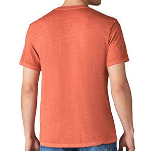 Camiseta de nuevo diseño Diseños personalizados Cuello en V Camiseta de la mejor calidad para hombres CVC Heather Cuello en V Camiseta de secado rápido para hombres - Product Image 3