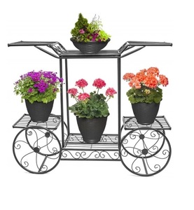 Offres Spéciales Support de plante de pot de fleur de stockage debout de plancher de support en métal multicouche pour le balcon d'intérieur de maison de jardin. - Product Image 3