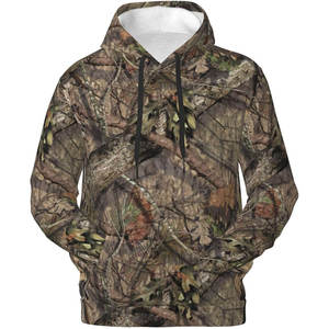 Design personnalisé 100% polyester hommes chasse sweats à capuche-saison d'hiver respirant caractéristique impression motif léger et de haute qualité - Product Image 1