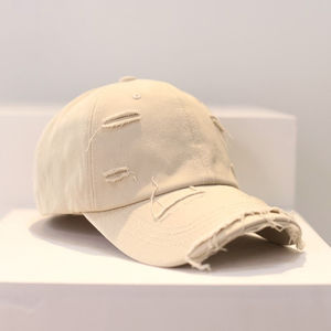 Patrón sólido Venta al por mayor Logotipo bordado personalizado en blanco Hombres de moda 6 paneles Dos sombreros de papá Sombrero de camionero vintage Gorra de béisbol - Product Image 2