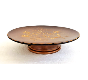 Support de gâteau en bois de mangue fabriqué à la main avec finition lisse-Présentoir élégant pour gâteaux, desserts et fêtes-Vente en gros - Product Image 6