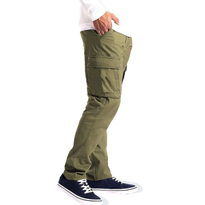Pantalones Cargo de calidad premium superventas para hombre, estilo popular, cintura deportiva, tela de algodón de alta calidad, estampado personalizable - Product Image 3