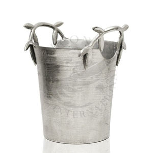 Seau à glace de luxe en acier inoxydable sur mesure, écologique, avec poignée, pour mariages et fêtes estivales - Product Image 2