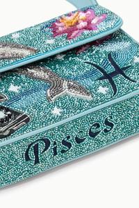 Sac à main bandoulière brodé à la main avec des perles de graines, avec une sangle réglable, avec un magnifique sac - Product Image 6