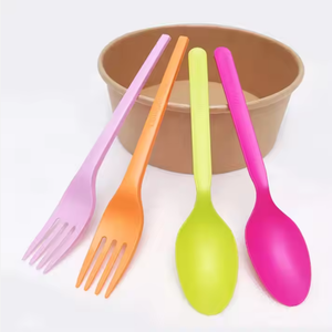 2025 pratique cuillère/fourchette/couteau en plastique échantillon gratuit jetable en plastique Ps Mini cuillère pour Camping Occasion marque HM - Product Image 5