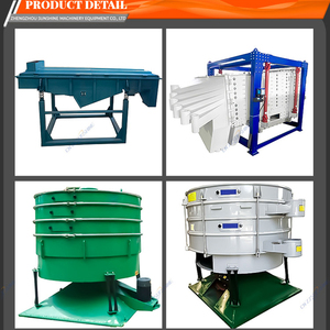 Máquina de procesamiento Garri de yuca de grado alimenticio, agitador de tamiz vibratorio con Motor para separación de líquidos/sólidos/gránulos/polvo - Product Image 5