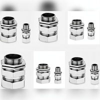 Presse-étoupe en laiton à double compression résistant aux intempéries SFP02 1ET filetage M25 IP66 pour câbles de 14 à 20 mm