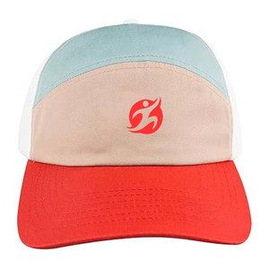 หมวกเบสบอล5แผงสำหรับทุกเพศหมวกผ้าฝ้ายระบายอากาศและกันน้ำ100% ออกแบบได้ตามที่ต้องการสำหรับกีฬากลางแจ้งแบบลำลอง - Product Image 1