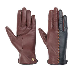 Guantes de invierno de cuero genuino suave hechos a medida de alta calidad Moda superior para exteriores y ciclismo Todos Los tamaños disponibles - Product Image 1