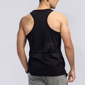 Venta directa de fábrica, camiseta sin mangas de verano para hombre de talla grande, ropa deportiva informal hecha en Pakistán - Product Image 6