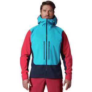 Chaqueta cortavientos para hombre con capucha desmontable 100% algodón estampado Digital invierno abrigos impermeables otoño Zip abrigo al aire libre - Product Image 6