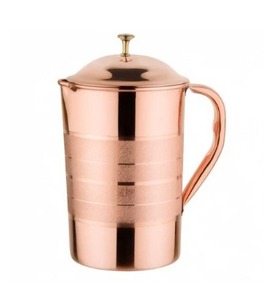 Fournisseur direct d'usine de jarre en cuivre classique de luxe 1,6 L, sublimez votre table avec la grâce classique du cuivre, pichet à eau 1,6 L - Product Image 6