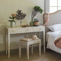 Console à incrustation florale végétalienne en nacre avec étoile Design BY AALIYAN IMPEX