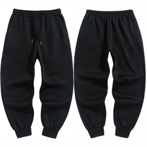 Meilleures ventes : Pantalon de jogging en toile taille haute pour homme, style urbain, coupe ample et décontractée, tendance - Product Image 6