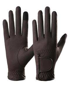 Gants équestres en cuir unisexe de haute qualité pour l'équitation Gants d'hiver confortables avec logo OEM pour hommes - Product Image 4