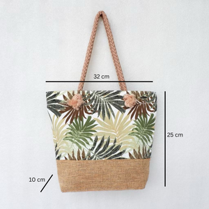 Sac à provisions en toile naturelle écologique pour cadeaux promotionnels inspirés de l'Indonésie - Product Image 2