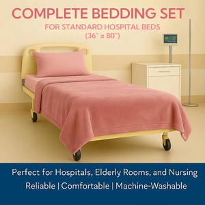 Draps d'hôpital confortables et de haute qualité, en lin médical 400TC, durables, écologiques, doux et lavables pour cliniques et soins infirmiers - Product Image 6