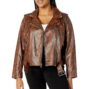 Nueva llegada chaqueta de cuero de invierno para mujer precio bajo crudo alta calidad transpirable sostenible logotipo personalizado OEM - Product Image 4