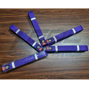 เข็มขัดพรีเมี่ยม BJJ Jitsu ผ้าคอตตอน100% Jitsu Jitsu วัสดุเสื้อแจ็กเก็ตไข่มุกแท้ออกแบบได้ตามต้องการผลิตในปากีสถาน - Product Image 1