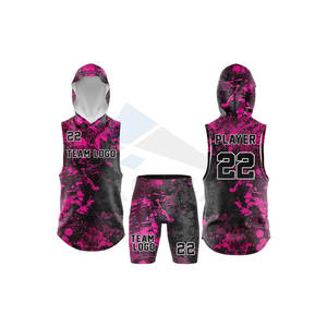 Ensemble de maillot et short de football sans manches 7v7 respirant, grande taille, uniforme de football américain imprimé par transfert thermique - Product Image 1