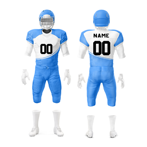 Vente en gros de maillots et de pantalons de football américain séchage rapide uniformes en tissu respirant personnalisés avec impression par sublimation au prix d'usine - Product Image 1