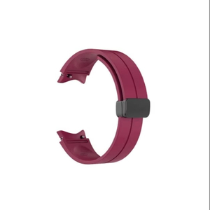 Correa de Reloj Deportiva Unisex GL001 Color Vino Tinto, Resistente al Agua, Silicona Suave, Ligera y Duradera, Hebilla Magnética de Acero Inoxidable 20-22 - Product Image 1