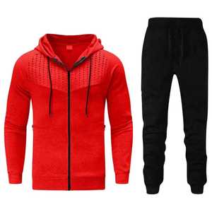 OEM personalizado Vintage sólido 100% algodón transpirable Zip-Up Regular lavado pesado chándal Unisex conjunto con capucha - Product Image 4