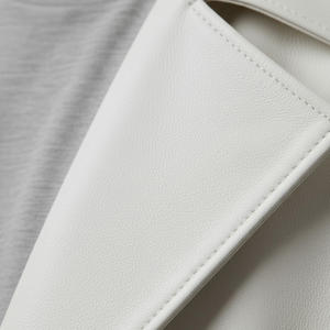 Men Real <b>Leather</b> Hooded <b>Trench</b> <b>Coat</b> OEM Factory Supplier Wholesale Custom Made Long Overcoat Winter Fashion Outerwear Cotton - Product Image 5