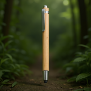 Penna a Sfera in Bambù Personalizzata Roswell, Gadget Unico e Personalizzato - Product Image 3