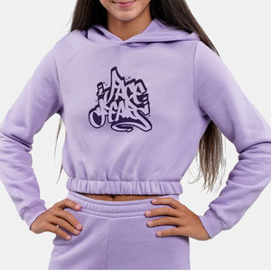 Survêtements femme haut court à capuche et pantalon femmes sweat short ensemble velours survêtements pour femmes 2 pièces ensemble broderie pour les filles - Product Image 3