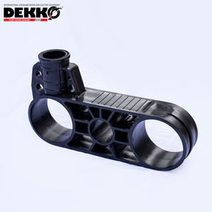 Dekko Cage à poisson flottante noire à double tube HDPE du Vietnam Cage d'élevage d'aquaculture Niveau de résistance au vent de tempête 12 50 ans - Product Image 5